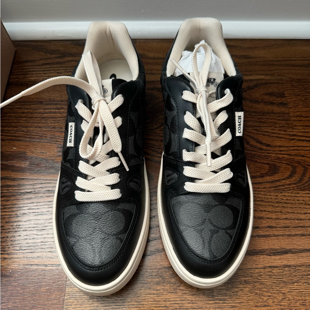 NWT and box. COACH Clip Court Low Top Sneaker.  Retail $220.
